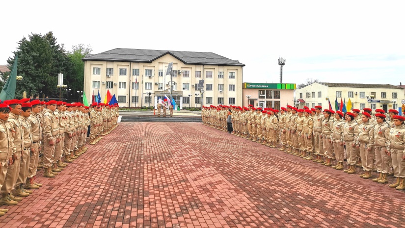 Сегодня в Зольском районе торжественно прошла Всероссийская акция «Георгиевская ленточка»