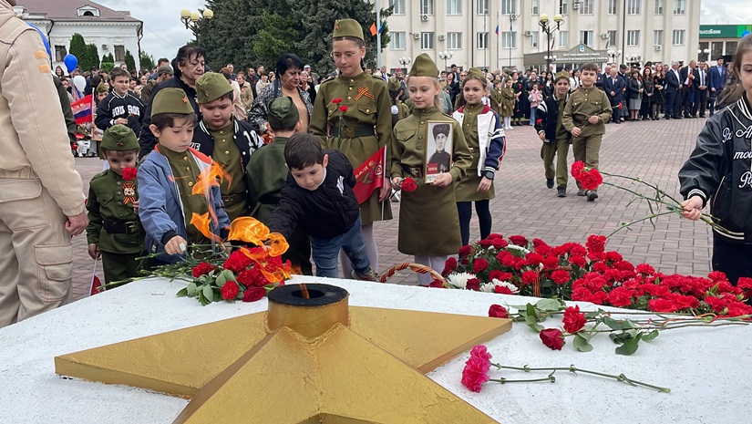 В Зольском районе состоялся торжественный митинг, посвященный 79-й годовщине Победы в Великой Отечественной войне