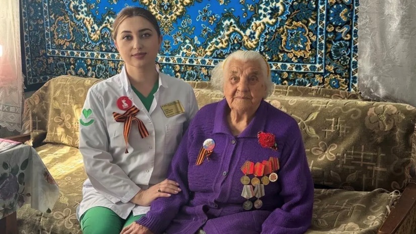 Медицинские работники центральной районной больницы Зольского района провели акцию «Забота о героях тыла: медицинский осмотр в преддверии Победы