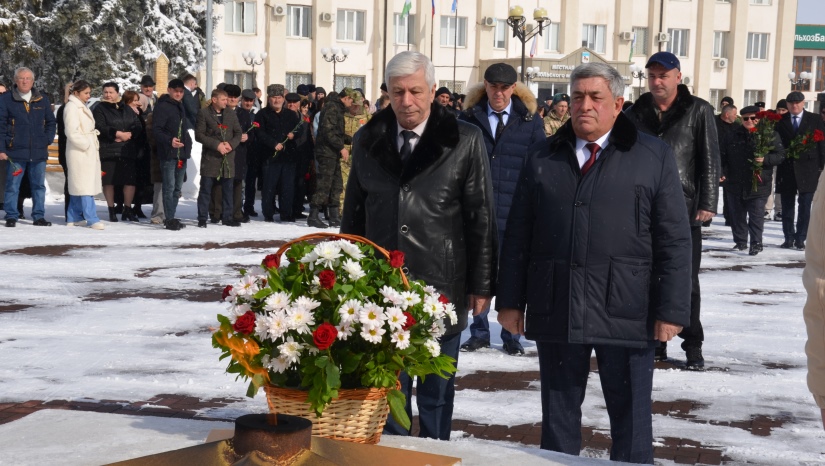 Сегодня в Зольском районе прошли мероприятия, приуроченные к открытию Года защитника Отечества и 80-летия Победы в Великой Отечественной войне